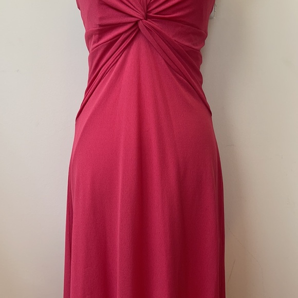 Laundry by Shell Segal Dark Pink Halter Dress NWT - Picture 6 of 16